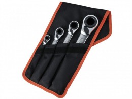 Bahco Reversible Ratchet Spanners Set 4 Piece 8-27mm £239.99